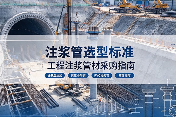 邹城注浆管选型标准