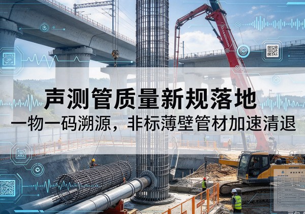 邹城声测管质量新规落地，一物一码溯源，非标薄壁管材加速清退