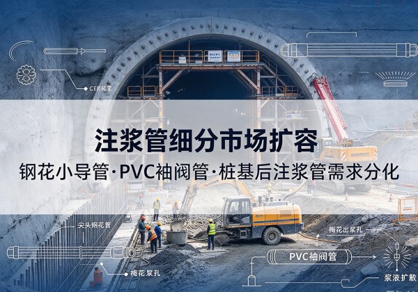 邹城注浆管细分市场扩容，隧道钢花小导管、PVC 袖阀管、桩基后注浆管需求分化